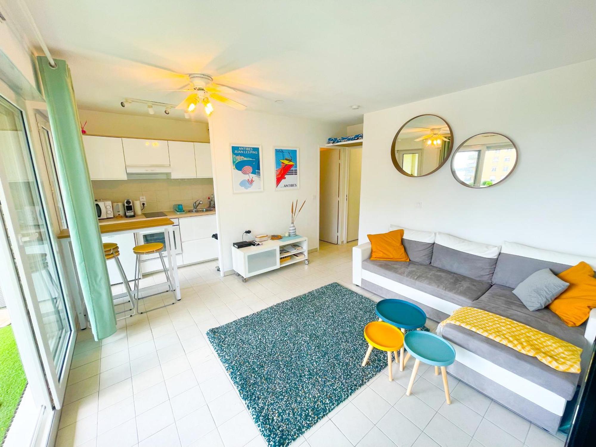 1 Bedroom Sea View, Swimming Pool, Beach On Foot, Parking Antibes Exterior photo